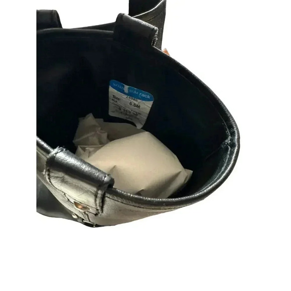 Coach Dafney Black Leather 15” Engineer Harness Boots Women’s Size 6.5M EUC Tag - Picture 11 of 15